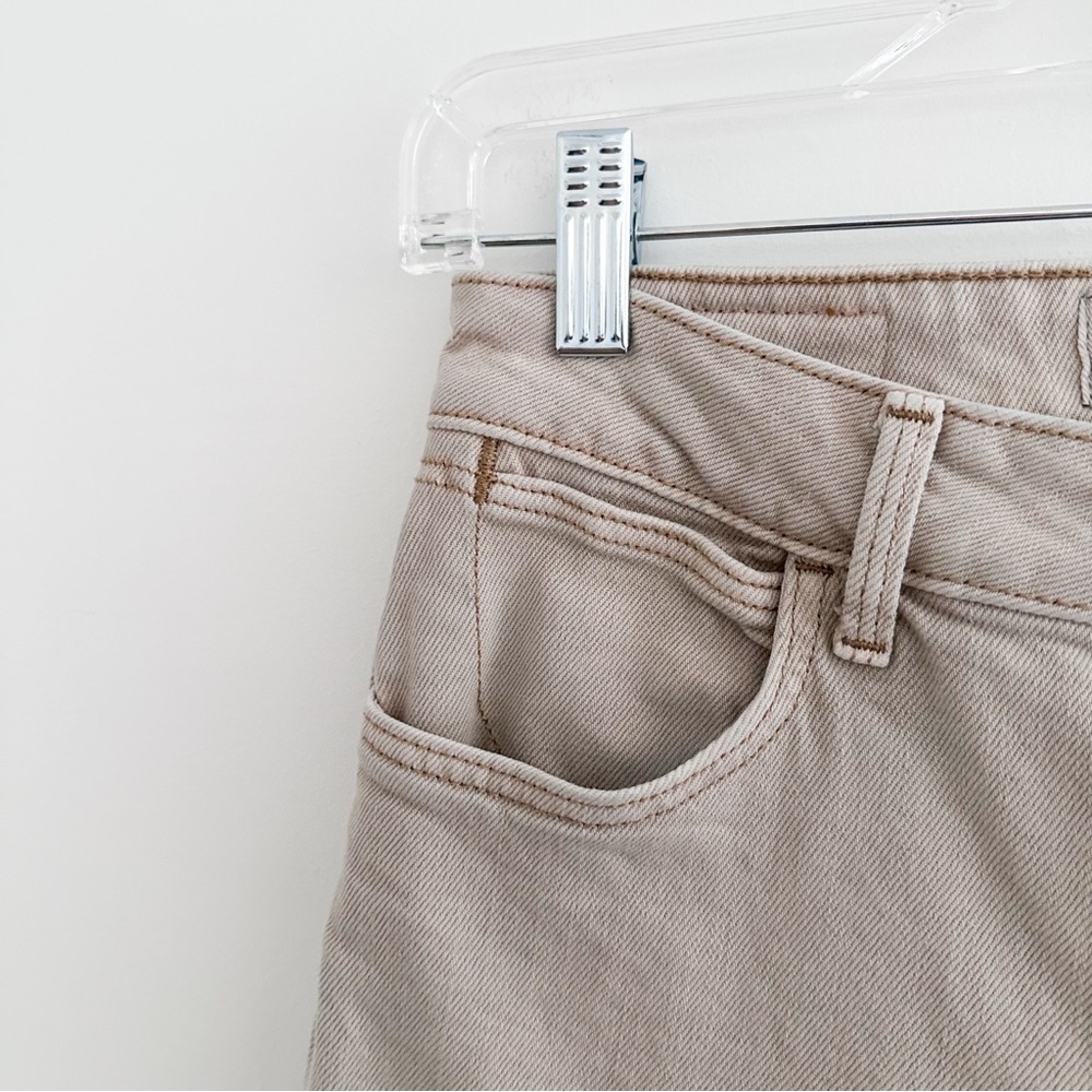 Wrangler High Rise Fierce Flare Jeans Beige Denim Bell Bottom Western Minimal 25 - Picture 4 of 9